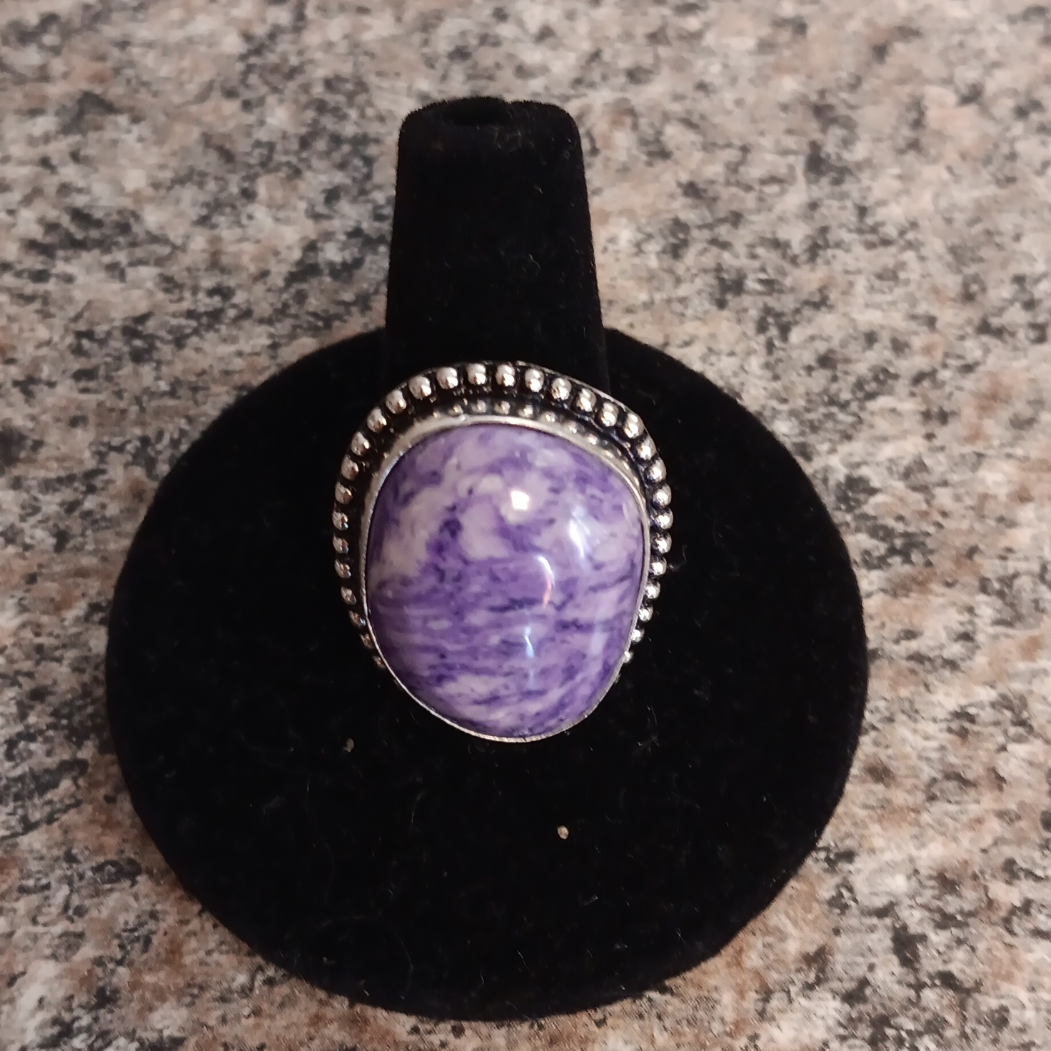 Purple Chorite Ring